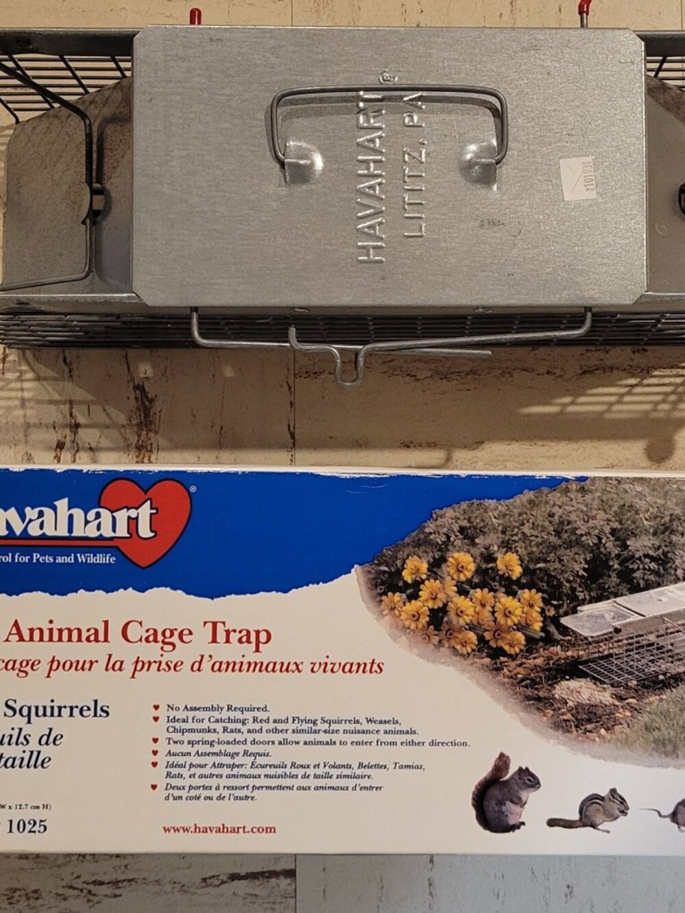 Havahart Live Animal Cage Trap 2-Doors Model 1025 - NOB